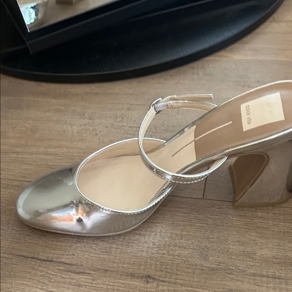 Dolce Vita Silver Heels - Picture 7 of 8